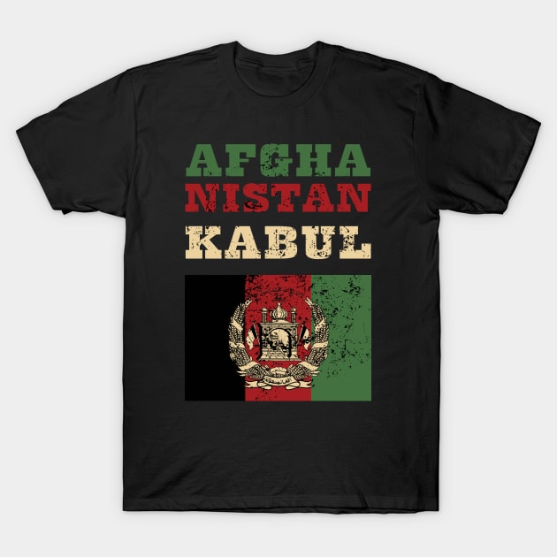 Flag of Afghanistan T-Shirt by KewaleeTee